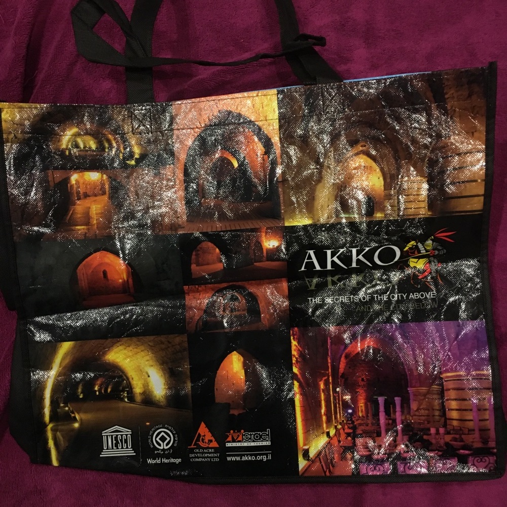 Shopper Tote From Akko, Israel (Acre): Holy Land!